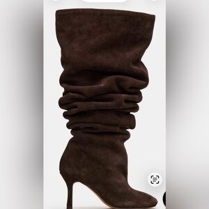 PRICE DROP Steve Madden Dark Brown Suede Heeled Boots